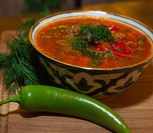 Лагман с говядиной