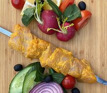 Шашлык из куриной грудки