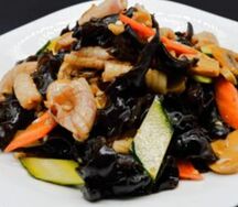  Салат Грибы с кальмаром