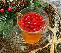 Чай апельсиновый с брусникой