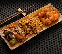 Китайка-сет с лапшой, Го Бао Жоу и свининой с перцем