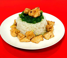 Боул с курицей и чукой