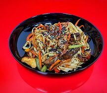 Лапша удон мясной микс