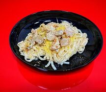 Лапша удон курица в сливках
