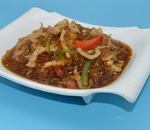 №765 Жареная фунчоза со свининой 