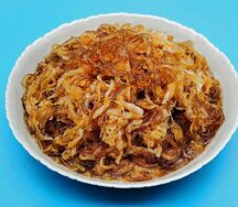 №764 Квашеная капуста с фунчозой и свининой 
