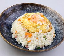 Жареный рис с морепродуктами