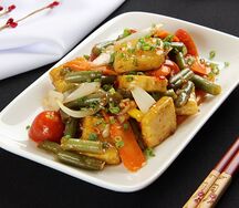 Тофу с овощами