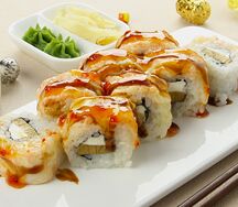 Сяке Урамаки Гриль ролл