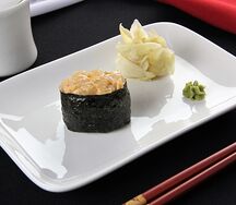 Суши спайси хотатэ