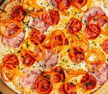 Пицца Ветчина, Пепперони 33см