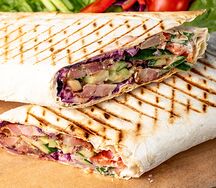 Шаурма фирменная со свининой