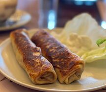 Блины с мясом