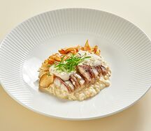 Ложное ризотто из корня сельдерея