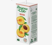 Сок с трубочкой Персик