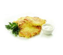 Драники со сметаной