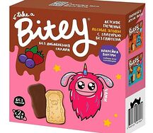 Печенье Bitey в глазури лесные ягоды