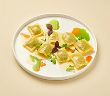 С картофелем и грибами