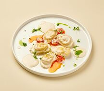 С крабом и креветкой