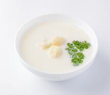 Сырный суп-пюре из цветной капусты