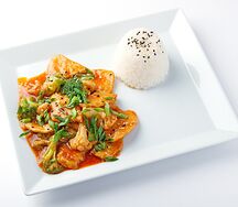 Азиатское горячее Курица карри (острое)