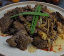 Печень с курдюком 