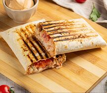 Двойная шаурма со свининой