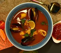 Тосканский суп из морепродуктов