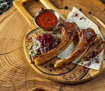 Шашлык из бараньей корейки
