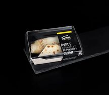 Рулет из омлета с ветчиной и сыром 