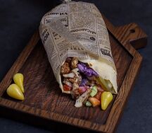 Лаффа-шаурма из курицы