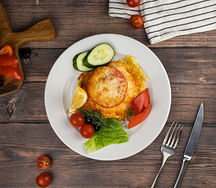 Треска запеченная с овощами