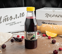 Морс из черной смородины 0,3