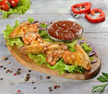 Шашлык из куриных крыльев