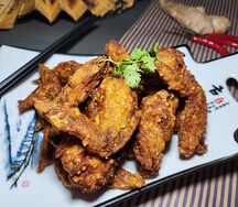 Жареные куриные крылышки