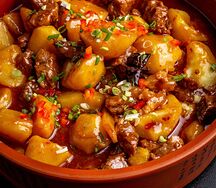 Картошка с говядиной
