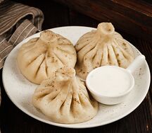Хинкали с курицей