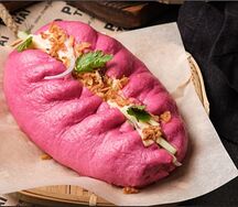 Бао с курицей и кимчи