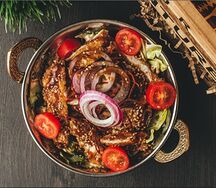 Салат с индейкой терияки