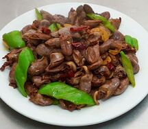 Куриное сердце с овощами №401