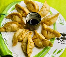 Жареные пельмени из свинины