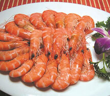 Креветки отварные