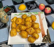 Яблоко в карамели