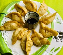 Пельмени из говядины жареные