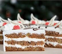 Морковный с грецким орехом 