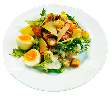 Салат Цезарь с курицей