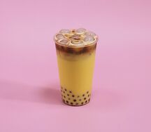 Айс капучино Банановый бисквит с клубникой