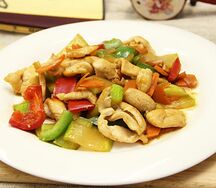 Курица с кабачком