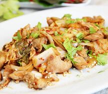 Свинина с кимчи