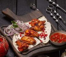 Шашлык из куриных крыльев